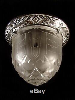 Jamain Hanots Ceiling Light Art Deco Bronze Nickel And