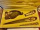 1 Seal 1 Pocket Tray 2 Art Deco Orientalist Paper Knives Bronze Signed Duval