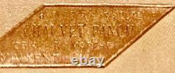 1 seal 1 pocket tray 2 Art Deco Orientalist paper knives BRONZE signed DUVAL
