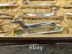 10 Animal Knife Holders In Silver Metal And Bronze Modern Animals