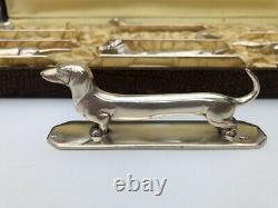 10 Animal Knife Holders In Silver Metal And Bronze Modern Animals