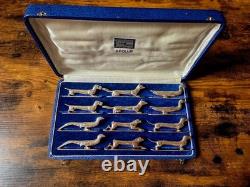 12 Modern Animal Knife Holders Bronze Silver Metal APOLLO