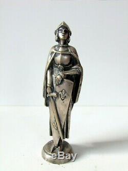 1915 Real Del Sarte Automobile Hood Ornament Mascot Mascot Because Bronze Art Deco