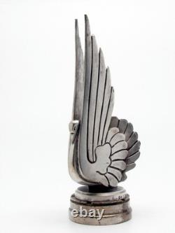 1920 Automobile Mascot by F. Bazin Car Mascot Hood Ornament Art Deco Bronze