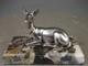 1920s/1930s Georges Lavroff Art Deco Bronze Doe Sculpture