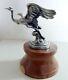 1925 Sasportas Mascot Car, Because Mascot, Hood Ornament, Art Deco Bronze