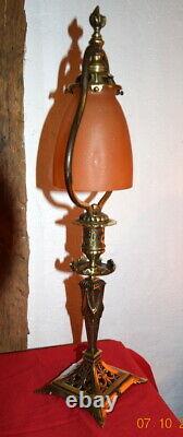 1930 Bronze Office Lamp Rare Model