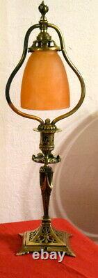 1930 Bronze Office Lamp Rare Model