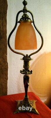 1930 Bronze Office Lamp Rare Model