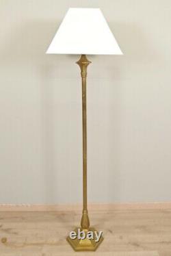 1930 Gold Bronze Floor Lamp Art-deco