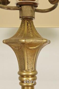 1930 Gold Bronze Floor Lamp Art-deco