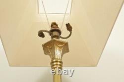 1930 Gold Bronze Floor Lamp Art-deco