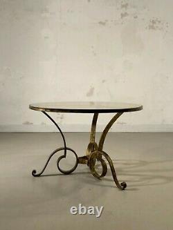 1940 Raymond Subes Gueridon Coffee Table Art Deco Modernistic Shabby-chic Adnet