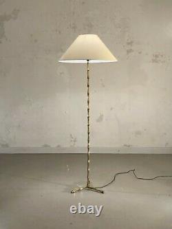 1950 Maison Bagues Lampadaire Bambou Art-deco Neo-classical Shabby-chic Adnet