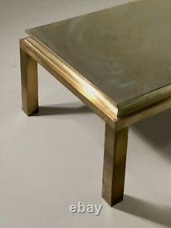 1970 House Jansen Table Basse Art-deco Bronze Neo-classique Shabby-chic Adnet