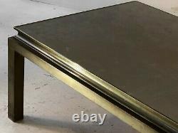 1970 Maison Jansen Coffee Table Art Deco Bronze Neo-classical Shabby-chic