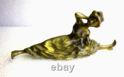 19th Century Erotic Bronze: LA GOULUE French Cancan, Art Nouveau, Art Deco