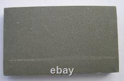 2 ART DECO MEDALS SILVER + BRONZE in box by DAMMANN electricity