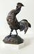 A. Barye (1839-1882) Bronze Authentic Xix Century Rooster Art Deco