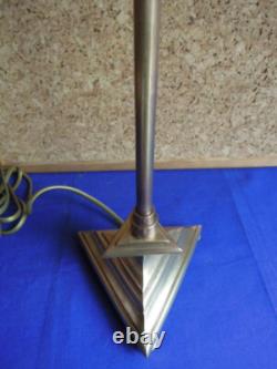 ANTIQUE BRONZE ART DECO LAMP 1930