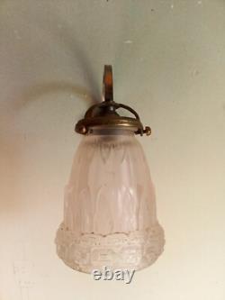 ART DECO Bronze Wall Sconces Signed Schneider