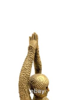 According to DEMETRE CHIPARUS, the dancer, bronze sculpture in Art Deco style