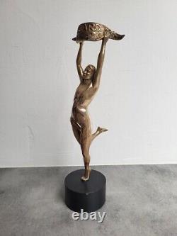 Advertising Statue Ricard Art Deco in Bronze