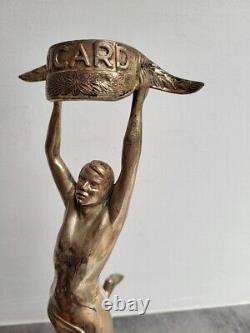 Advertising Statue Ricard Art Deco in Bronze