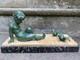 Affortunato Gory Super Sculpture Child & Birds Art Deco Statue Bronze Style