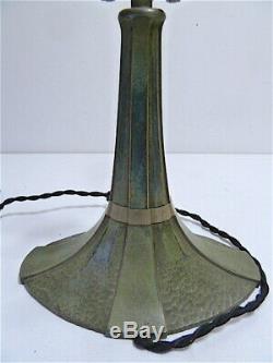 Albert Cheuret Lamp Art Deco Bonze Green Patina Alabaster Twentieth 20th Signed