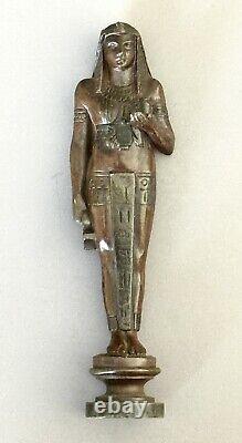 Ancient Bronze Seal Cachet Egyptomania Art Deco Egyptology Collection