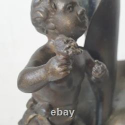 Angel cherub garnier bronze art nouveau 1900 putti vase sculpture