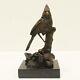 Animal Bird Sculpture Statue Art Deco Style Art Nouveau Solid Bronze