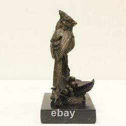 Animal Bird Sculpture Statue Art Deco Style Art Nouveau Solid Bronze