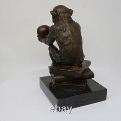 Animal Sculpture Statue in Art Deco Style and Art Nouveau Style made of Solid Bronze