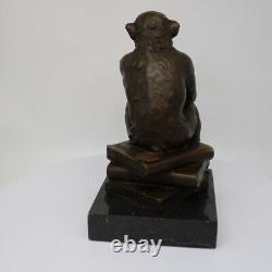 Animal Sculpture Statue in Art Deco Style and Art Nouveau Style made of Solid Bronze