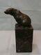 Animalier Style Animal Sculpture Solid Bronze Art Deco Style Art Nouveau