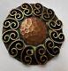 Antique Art Deco Bronze Brooch By Jean Augis Made In France