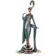 Antique Art Deco Colored Bronze Sculpture Of A Woman Signed By G. Schmidt Cassel