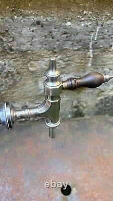 Antique White Bronze Faucet / Art Deco / 1930's