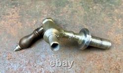 Antique White Bronze Faucet / Art Deco / 1930's