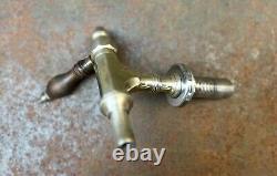 Antique White Bronze Faucet / Art Deco / 1930's