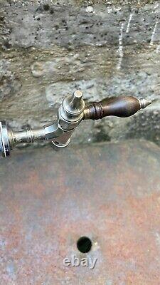 Antique White Bronze Faucet / Art Deco / 1930's