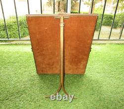 Antique superb Art Deco bronze frame to stand or hang, rose decoration