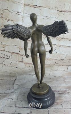 Art Deco Abstract Sculpture of a Seated Woman Girl Bronze Domestic Statue Sale