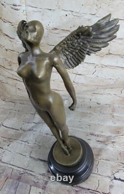 Art Deco Abstract Sculpture of a Seated Woman Girl Bronze Domestic Statue Sale