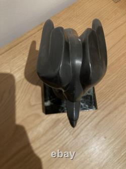 Art Deco Bookends Pair Janle, Max Le Verrier in Art Cast Iron and Marble