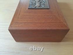 Art Deco Box. Bronze Plaque F. THENOT