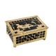 Art Deco Box In Bronze And Fabric Europe 1920s-1930s