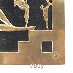 Art Deco Box in Bronze and Fabric Europe 1920s-1930s
